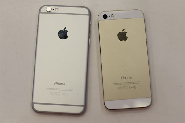 iPhone 6 đọ dáng với iPhone 5S