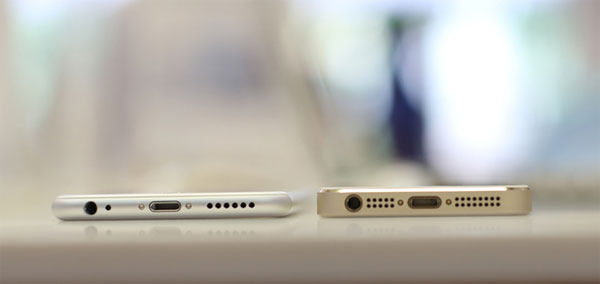 iPhone 6 đọ dáng với iPhone 5S