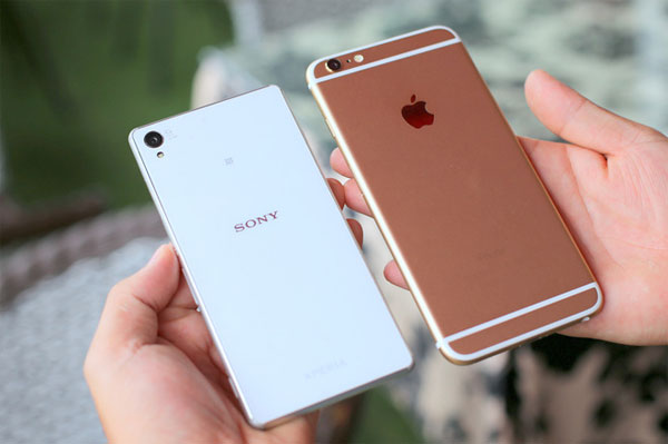 iPhone 6 Plus đọ dáng Sony Xperia Z3