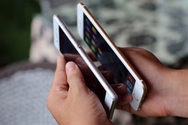 iPhone 6 Plus đọ dáng Sony Xperia Z3