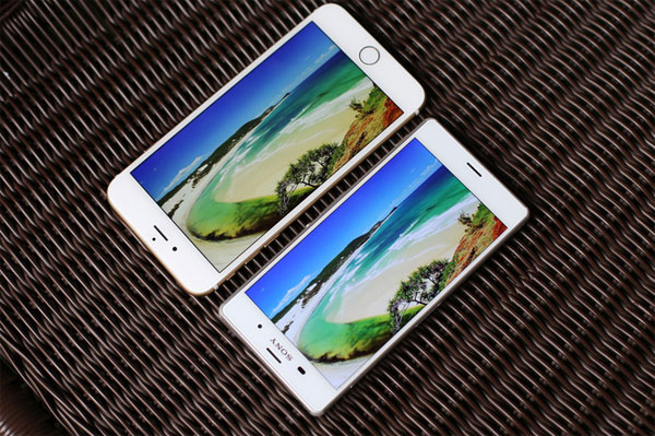 iPhone 6 Plus đọ dáng Sony Xperia Z3
