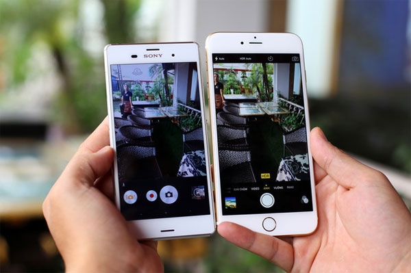 iPhone 6 Plus đọ dáng Sony Xperia Z3