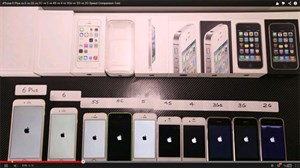 So sánh tốc độ xử lý của các dòng iPhone