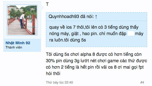 Người dùng phản ánh iOS 8 pin nhanh hết, Wi-Fi chậm