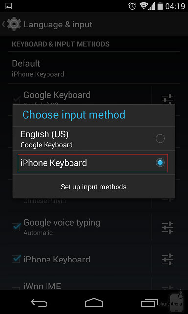 Cách cài đặt bàn phím iPhone cho điện thoại Android Cách cài đặt bàn phím iPhone cho điện thoại Android