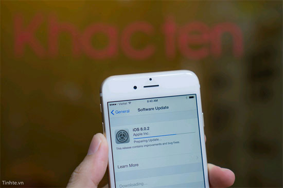 Bản iOS 8.0.2 Apple tung ra bản iOS 8.0.2: cập nhật được, không lỗi!