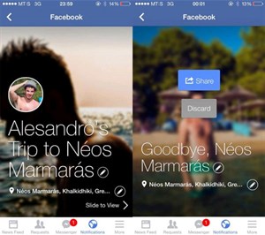 Facebook thử nghiệm tính năng mới: Trip Slideshow