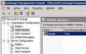 Khám phá các tính năng nâng cao của Exchange ActiveSync trong Exchange Server 2007 SP1