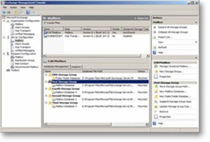 Exchange 2007 SP1: Quản lý CCR Cluster bằng Exchange Management Console