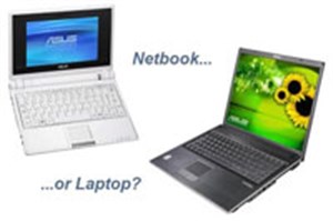 Phân biệt giữa Laptop và Netbook