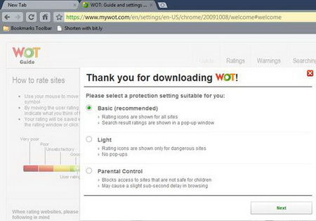 Trang chủ của WOT Trang chủ của WOT