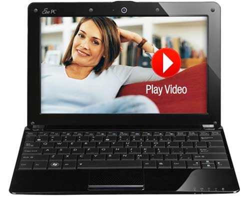 Asus Eee PC 1005HA. Ảnh: Netbooksg.