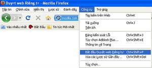 Mozilla Firefox - Duyệt web riêng tư