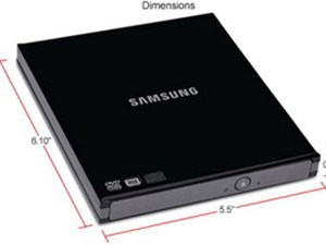 Samsung ra ổ ghi DVD ngoài thân thiện môi trường