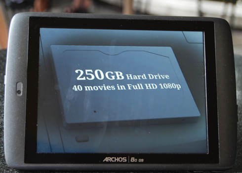 Archos 80 G9 dùng chip lõi kép về VN