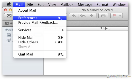 Kết hợp RSS Feed với Mail trong Mac OS X Lion