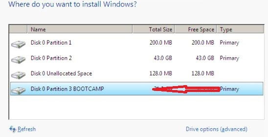 Cài đặt Windows 8 lên máy MAC