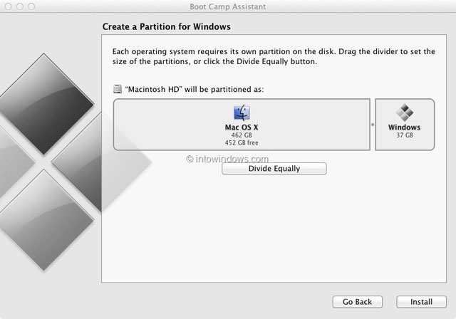 Cài đặt Windows 8 lên máy MAC