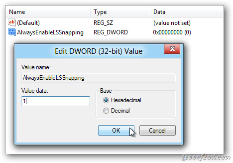 Tối ưu hóa tính năng Snap trong Windows 8 qua Registry