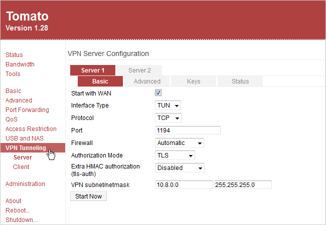 Kết nối mạng mọi nơi với OpenVPN và Tomato