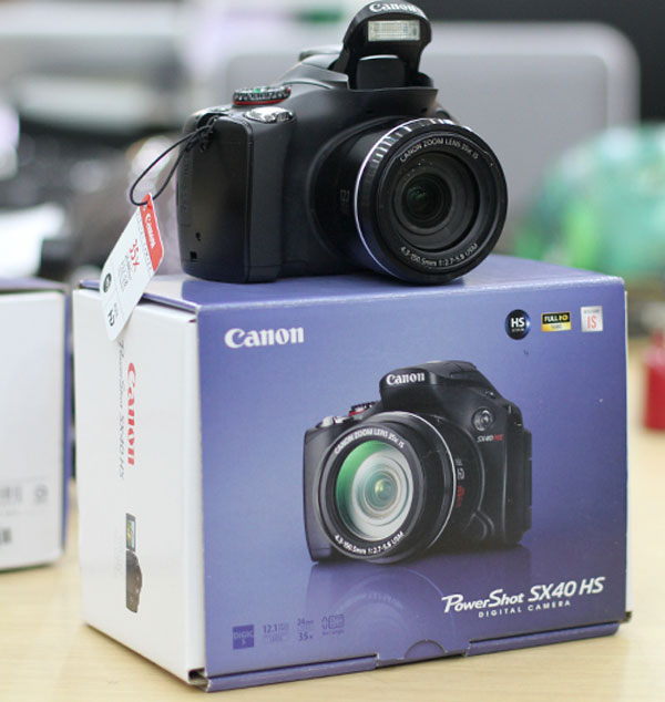 Canon SX40 HS dùng chip Digic V về VN