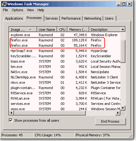 Sử dụng Firefox cài đặt cùng với Firefox Portable