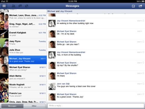 Facebook cho iPad đã ra mắt