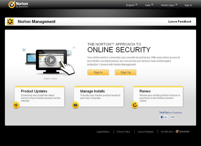Tải miễn phí phần mềm bảo mật Norton 360 v6.0