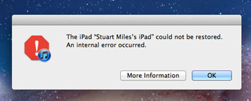 iOS 5 gây lỗi đồng loạt khi nâng cấp