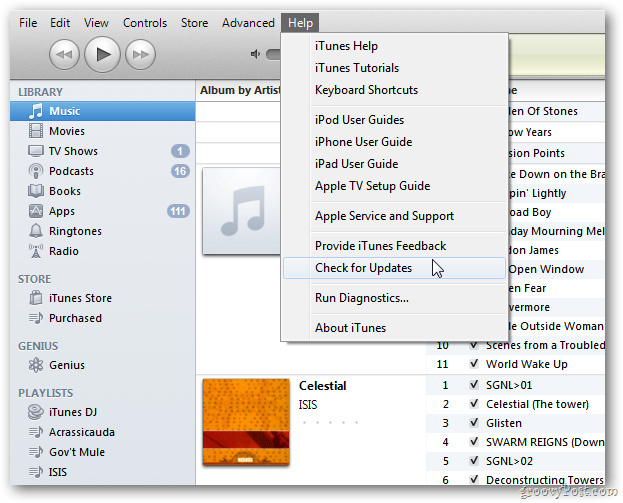 Hướng dẫn nâng cấp Apple iOS 5 trong Windows