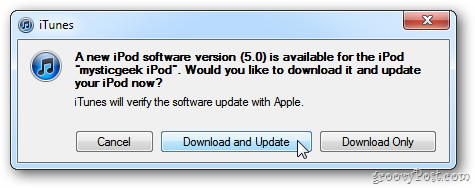 Hướng dẫn nâng cấp Apple iOS 5 trong Windows