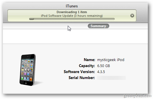 Hướng dẫn nâng cấp Apple iOS 5 trong Windows