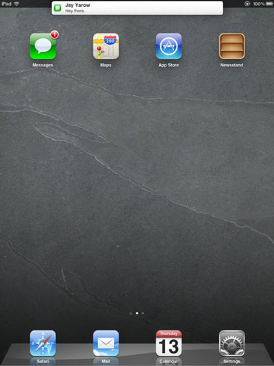 IOS 5 trên iPad không mượt giống iPhone