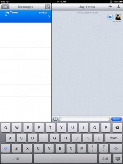 IOS 5 trên iPad không mượt giống iPhone