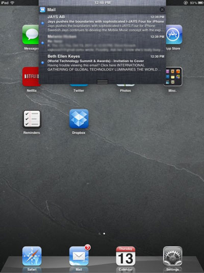 IOS 5 trên iPad không mượt giống iPhone