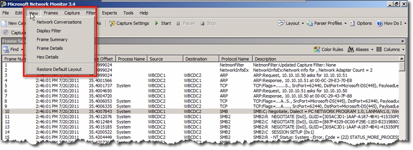 Tìm hiểu về công cụ Microsoft Network Monitor