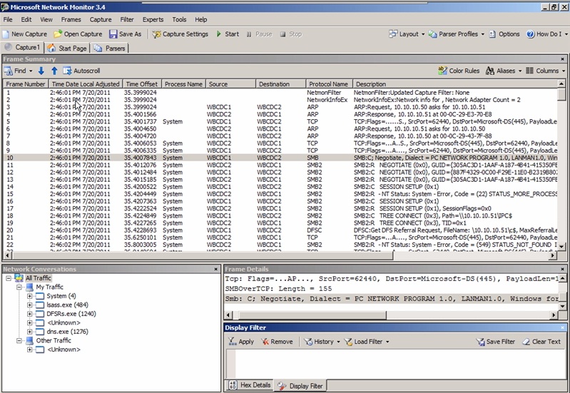 Tìm hiểu về công cụ Microsoft Network Monitor