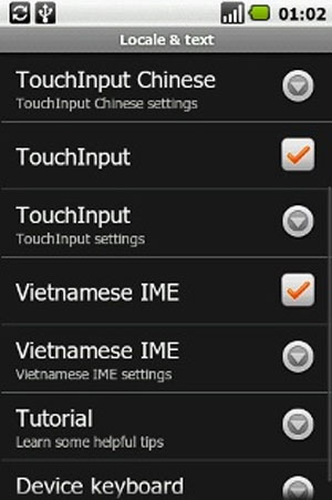 Giúp bạn gõ tiếng Việt có dấu trên "dế" Android