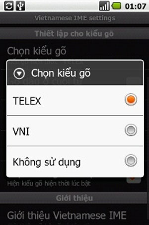 Giúp bạn gõ tiếng Việt có dấu trên "dế" Android
