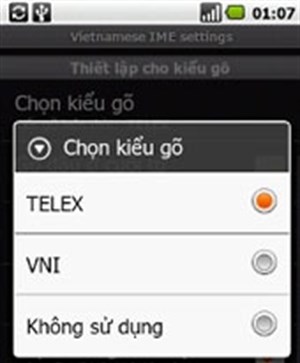 Giúp bạn gõ tiếng Việt có dấu trên "dế" Android