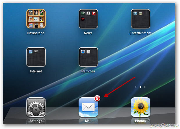 Thiết lập ứng dụng Mail trong iOS 5