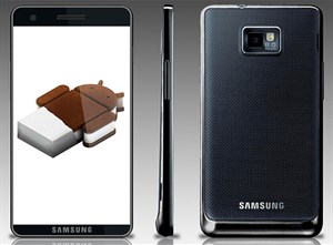 Galaxy S II chạy Android 4.0 Ice Cream Sandwich