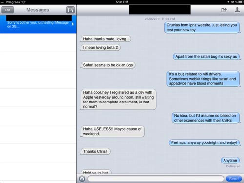 Tìm hiểu iMessage trên iOS 5