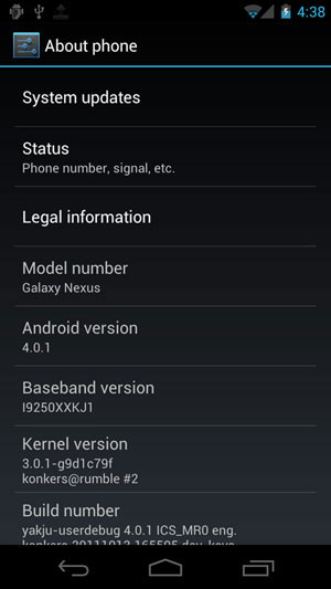 Những đổi mới trên Android 4.0