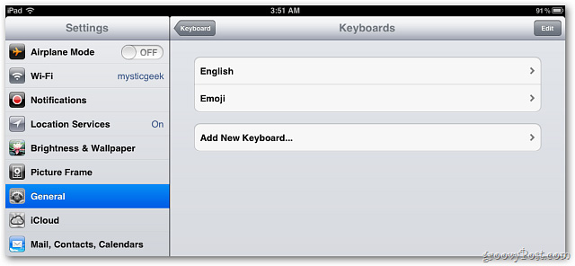 Kích hoạt và sử dụng chế độ Emoji Keyboard trong iOS 5
