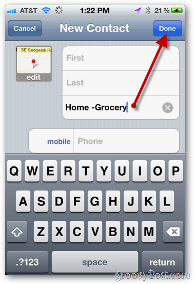 Tạo Reminder dựa trên vị trí trong iPhone 4 sử dụng iOS 5