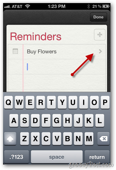 Tạo Reminder dựa trên vị trí trong iPhone 4 sử dụng iOS 5