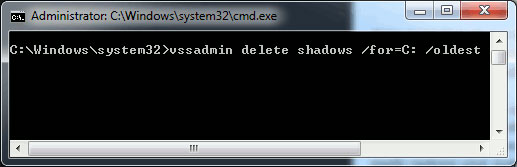 Lấy lại không gian đĩa bằng cách loại bỏ tính năng Shadow Copy