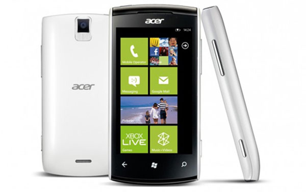 Windows Phone đầu tiên của Acer giá 420 USD