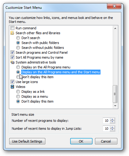 20 thủ thuật hay nhất cho menu Start và taskbar trong Windows 7